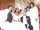 OurWedding 507 * Angie, Lamar, and fellow members/ministers from Reid Temple * 600 x 450 * (63KB)